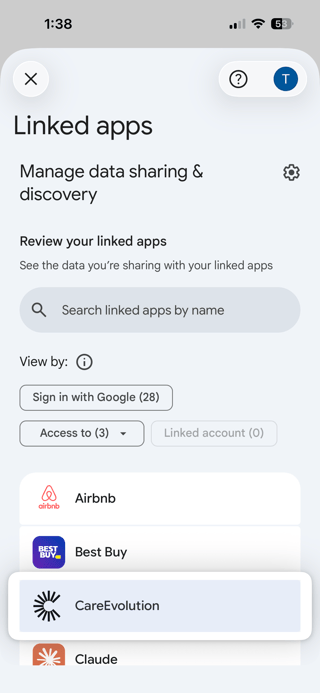 google_health_linked_apps